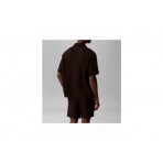 Calvin Klein Cotton Waffle Πουκάμισο Κοντομάνικο Ανδρικό (LV04RC247G UB1)
