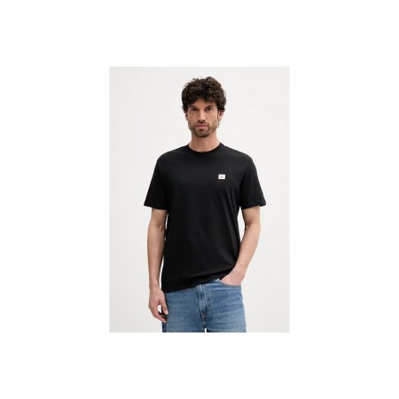 Calvin Klein Cotton Badge Ανδρικό Κοντομάνικο T-Shirt Μαύρο
