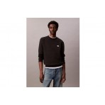 Calvin Klein Cotton Terry Badge Μπλούζα Με Λαιμόκοψη Ανδρική (LV04RC273G UB1)