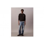 Calvin Klein Cotton Terry Badge Μπλούζα Με Λαιμόκοψη Ανδρική (LV04RC273G UB1)