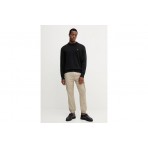 Calvin Klein Relaxed Cotton Monogram Ανδρικό Πουλόβερ Μαύρο