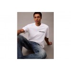 Calvin Klein Logo Relaxed Ανδρικό Κοντομάνικο T-Shirt Λευκό