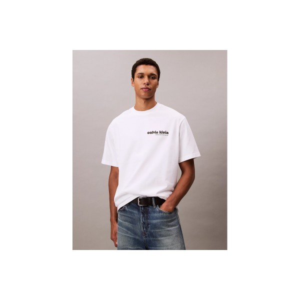 Calvin Klein Logo Relaxed T-Shirt Ανδρικό (LV04RC829G YAA)