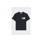 Calvin Klein Sport Monogram Graphic Logo Ανδρικό Κοντομάνικο T-Shirt Μαύρο