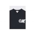 Calvin Klein Sport Monogram Graphic Logo Ανδρικό Κοντομάνικο T-Shirt Μαύρο