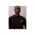 Calvin Klein Classic Waffle Ανδρικό Κοντομάνικο T-Shirt Μαύρο