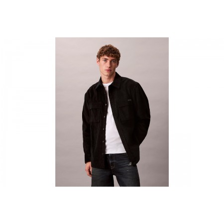 Calvin Klein Corduroy Relaxed Πουκάμισο Μακρυμάνικο Ανδρικό 