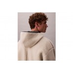 Calvin Klein Monogram Logo Relaxed Ζακέτα Sherpa Ανδρική (LV04RD218G 67U)