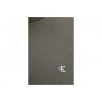 Calvin Klein Monogram Logo Ανδρικό Κοντομάνικο T-Shirt Ανθρακί