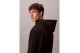 Calvin Klein Logo Graphic Ανδρικό Φούτερ με Κουκούλα Μαύρο