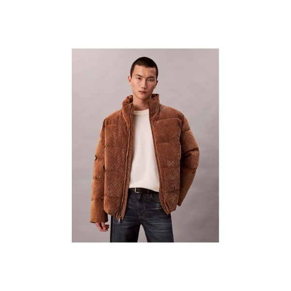 Calvin Klein Corduroy Μπουφάν Puffer Ανδρικό (LV04RD501G 2E3)