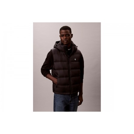 Calvin Klein Hooded Down Puffer Μπουφάν Αμάνικο Ανδρικό 
