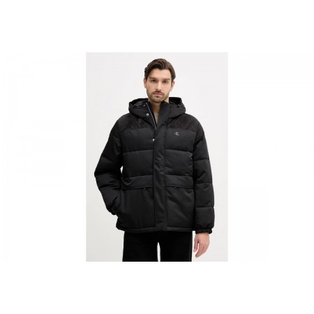 Calvin Klein Corduroy Mix Μπουφάν Puffer Ανδρικό 