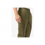 Calvin Klein Skinny Ανδρικό Παντελόνι Cargo Χακί