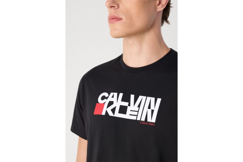 Calvin Klein Redbox Graphic Ανδρικό Κοντομάνικο T-Shirt Μαύρο