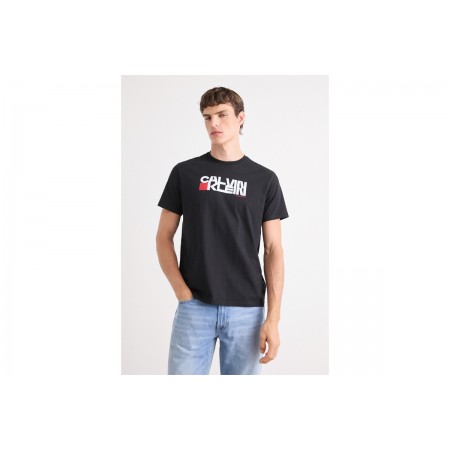 Calvin Klein Redbox Graphic Ανδρικό Κοντομάνικο T-Shirt Μαύρο