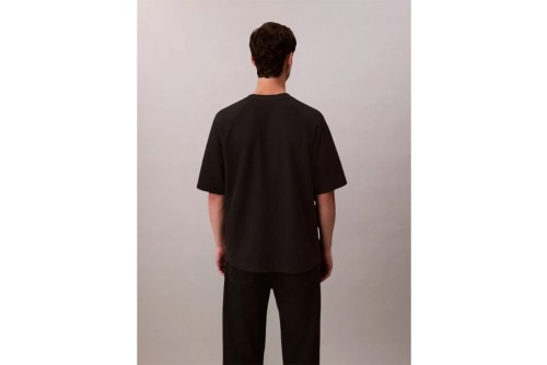 Calvin Klein Rib Cozy Flatback Relaxed Fit T-Shirt Ανδρικό (LV04RE225G UB1)