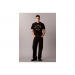 Calvin Klein Varsity Logo Graphic Ανδρικό Κοντομάνικο T-Shirt Μαύρο
