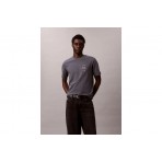 Calvin Klein Embroidered Logo T-Shirt Ανδρικό (LV04RE825G CKP)