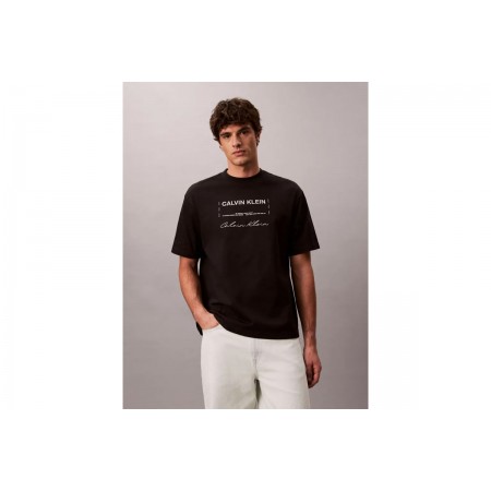 Calvin Klein Graphic Seasonal T-Shirt Ανδρικό 