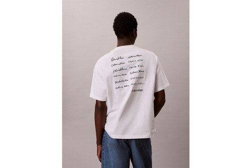 Calvin Klein Relaxed Script Logo T-Shirt Ανδρικό (LV04RE828G YAF)
