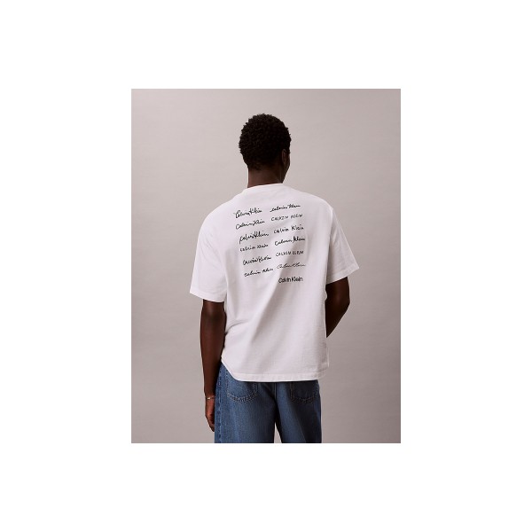 Calvin Klein Relaxed Script Logo T-Shirt Ανδρικό (LV04RE828G YAF)