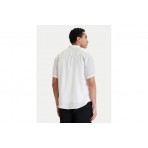 Calvin Klein Linen Classic Πουκάμισο Κοντομάνικο Ανδρικό (LV04RF120G YAA)