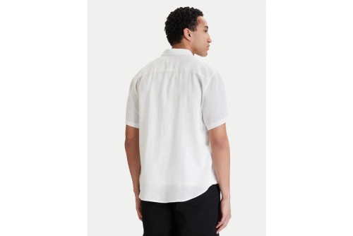 Calvin Klein Linen Classic Πουκάμισο Κοντομάνικο Ανδρικό (LV04RF120G YAA)