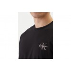 Calvin Klein Jersey Classic Monologo T-Shirt Ανδρικό (LV04RF278G UB1)
