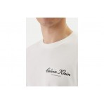 Calvin Klein Embroidered Logo T-Shirt Ανδρικό (LV04RF822G YAF)