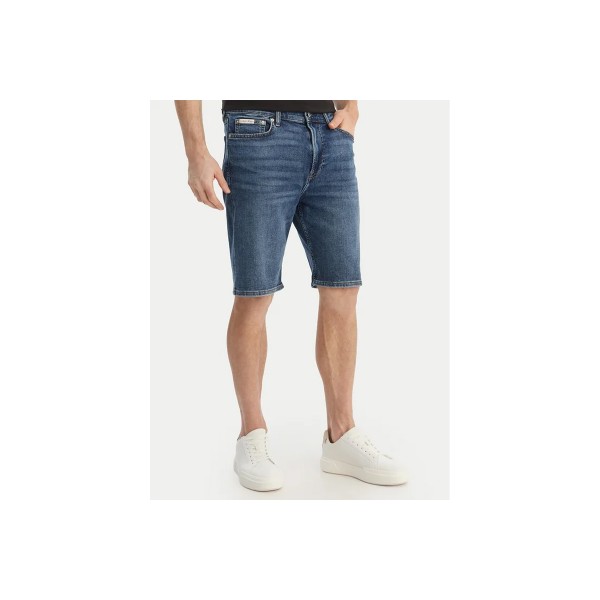 Calvin Klein Slim Denim Βερμούδα Τζιν Ανδρική (LV04RF922G ASA)