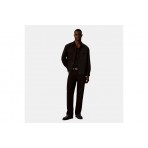 Calvin Klein Cotton Twill Utility Overshirt Ανδρικό Μακρυμάνικο Πουκάμισο Μαύρο
