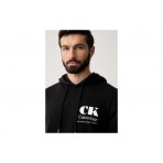 Calvin Klein Ανδρικό Φούτερ με Κουκούλα Μαύρο