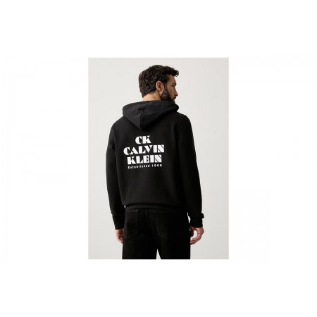 Calvin Klein Ανδρικό Φούτερ με Κουκούλα Μαύρο