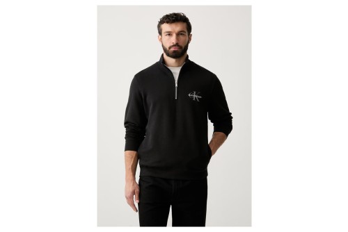 Calvin Klein Monologo Μπλούζα Με Φερμουάρ Ανδρική (LV04RG280G UB1)