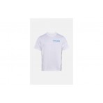 Calvin Klein Relaxed Back Logo Ανδρικό Κοντομάνικο T-Shirt Λευκό