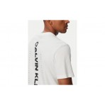 Calvin Klein Ανδρικό Κοντομάνικο T-Shirt Λευκό, Μαύρο