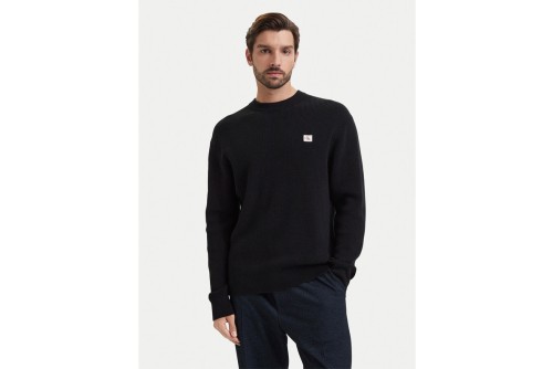 Calvin Klein Classic Cotton Waffle Knit Πουλόβερ Ανδρικό (LV04RH326G UB1)