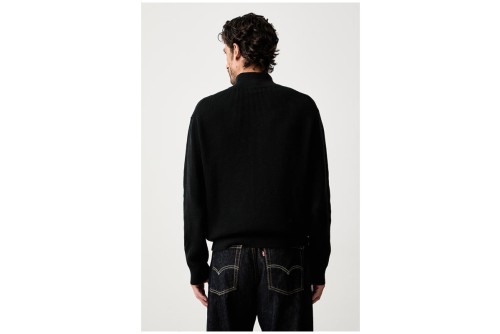 Calvin Klein Cotton Waffle Πουλόβερ Με Φερμουάρ Ανδρικό (LV04RH327G UB1)