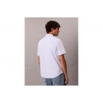 Calvin Klein Oxford Cotton Πουκάμισο Κοντομάνικο Ανδρικό (LV140EM124 UB1)