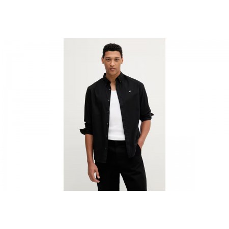 Calvin Klein Classic Oxford Cotton Πουκάμισο Μακρυμάνικο Ανδρικό 