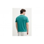 Calvin Klein Classic Monogram Ανδρικό Κοντομάνικο T-Shirt Τυρκουάζ