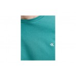 Calvin Klein Classic Monogram Ανδρικό Κοντομάνικο T-Shirt Τυρκουάζ