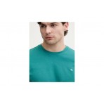 Calvin Klein Classic Monogram Ανδρικό Κοντομάνικο T-Shirt Τυρκουάζ