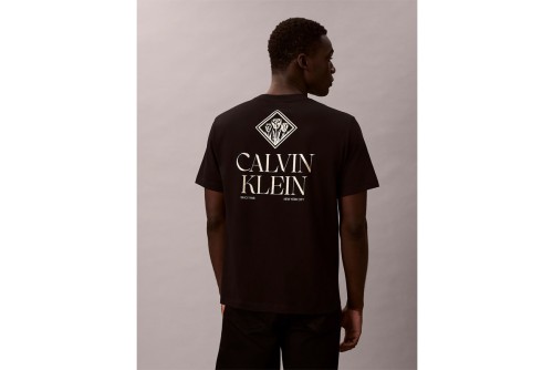 Calvin Klein Logo Roses Graphic Classic T-Shirt Ανδρικό (LV14RE801G UB1)