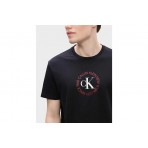 Calvin Klein Word Circle Graphic Ανδρικό Κοντομάνικο T-Shirt Μαύρο