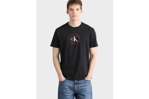 Calvin Klein Word Circle Graphic T-Shirt Ανδρικό (LV14RE816G UB1)