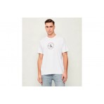 Calvin Klein Word Circle Graphic Ανδρικό Κοντομάνικο T-Shirt Λευκό