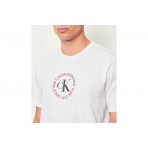 Calvin Klein Word Circle Graphic Ανδρικό Κοντομάνικο T-Shirt Λευκό