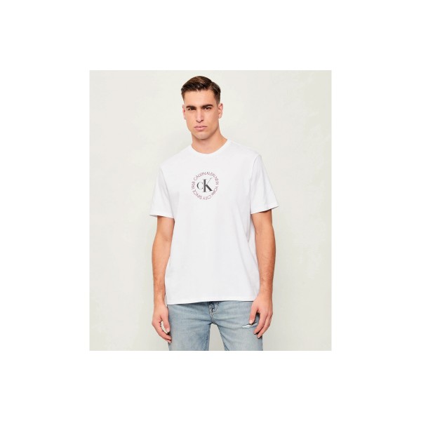 Calvin Klein Word Circle Graphic T-Shirt Ανδρικό (LV14RE816G YAA)